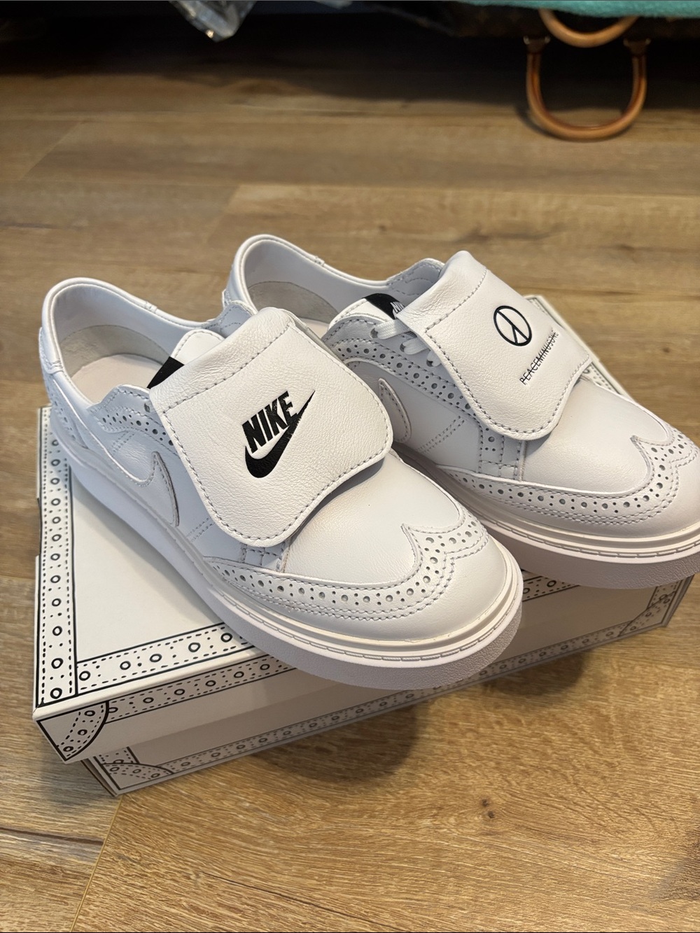 Peaceminusone x Nike Kwondo 1 "Triple White
